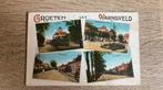 Oude ansichtkaart Groeten uit Warnsveld uitgave Kalden, Verzamelen, Ansichtkaarten | Nederland, Ophalen of Verzenden, Voor 1920
