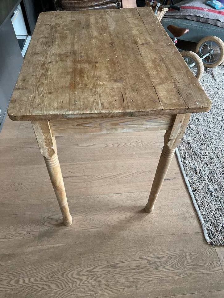 Oude Houten Tafel - Charmant en Authentiek, Antiek en Kunst, Antiek | Meubels | Tafels, Ophalen