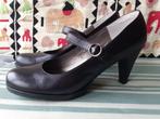 Nieuwe hakken / pumps Stravers Amsterdam zwart leer mt 41 !, Stravers, Pumps, Zwart, Ophalen of Verzenden