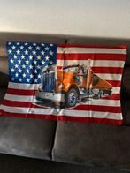 Vlag met truck, Ophalen of Verzenden, Gebruikt