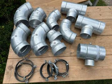 Diverse spirobuis hulpstukken 100 mm / 125 mm beschikbaar voor biedingen