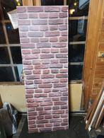 9x Board panelen met steenstrip stickers - mancave/etalage, Ophalen of Verzenden, Gebruikt