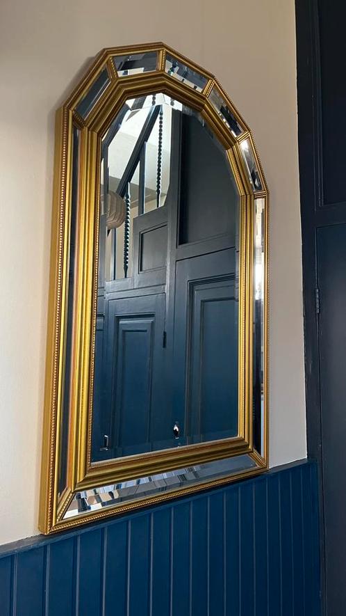 Venetiaanse wandspiegel goud, Huis en Inrichting, Woonaccessoires | Spiegels, Zo goed als nieuw, 50 tot 75 cm, 100 tot 150 cm
