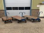 Trekwagen Plateauwagen Handtrekwagen Trekkar Transport Kar, Doe-het-zelf en Verbouw, Transportwagens, Ophalen, Gebruikt, Transportkar