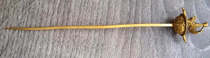 Om 1900 Tandenstoker Tand Stoker Degen Rapier Zwaard Sabel, Antiek en Kunst, Curiosa en Brocante, Ophalen of Verzenden