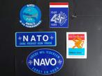 5 sticker van de NAVO / NATO (ST3), Verzamelen, Stickers, Ophalen of Verzenden, Zo goed als nieuw, Overige typen