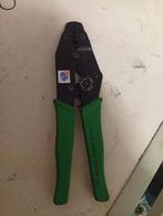 Coax Krimptang - Groene Handvatten, Doe-het-zelf en Verbouw, Gereedschap | Handgereedschap, Ophalen of Verzenden, Gebruikt