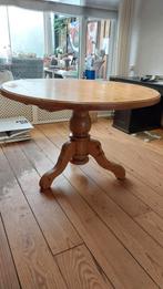 Houten Ronde Tafel - Sfeervol en Praktisch, Huis en Inrichting, Tafels | Eettafels, Ophalen, Gebruikt, Rond, Landelijk
