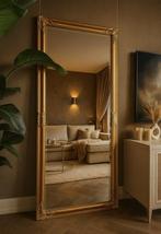 Grote antieklook spiegel goudbrons, Huis en Inrichting, Woonaccessoires | Spiegels, Ophalen of Verzenden, Zo goed als nieuw, 150 tot 200 cm
