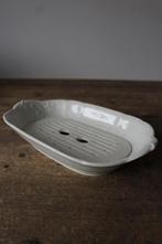 Brocante asperge schaal off white Regout *Pronck & Praal*, Ophalen of Verzenden