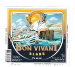 Bieretiket Bon VivanT Blond  33 cl  7% alc . vol, Verzamelen, Biermerken, Ophalen of Verzenden, Nieuw, Overige typen, Overige merken