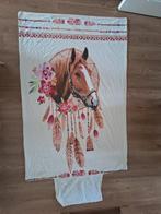 Mooie dekbedhoes met paard 140 X 200 cm, Ophalen of Verzenden, Gebruikt, Eenpersoons, Dekbedovertrek