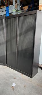 1 hoge roldeurkast 195x120 zwart Overtoom, Huis en Inrichting, Kasten | Roldeurkasten en Archiefkasten, 100 tot 150 cm, Ophalen of Verzenden
