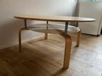 Te Koop : Vintage Ikea Pitea Salontafel Tafel Rond Hout, Ophalen, 50 tot 100 cm, 75 cm of meer, Rond