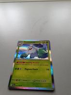 Abomasnow Pokémon-kaart uit de Paldea Evolved-set.  holo, Hobby en Vrije tijd, Ophalen of Verzenden, Zo goed als nieuw