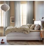 Dunvik Boxspring - MATRAS - Overtrek 180x200 - Nieuw!, Beige, Ophalen of Verzenden, 180 cm, 200 cm