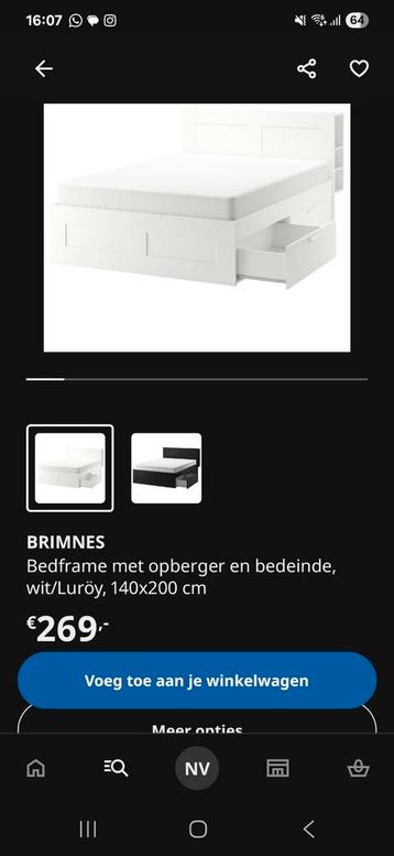 Bedframe IKEA Brimnes - afbeelding 2