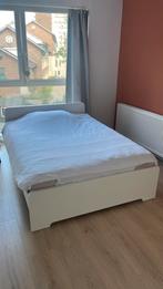 Wit bed 140x200cm, Huis en Inrichting, Ophalen, Gebruikt, Wit, Tweepersoons