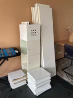 Witte kallax kast 5x5 inclusief 19x inzet, Ophalen, Gebruikt