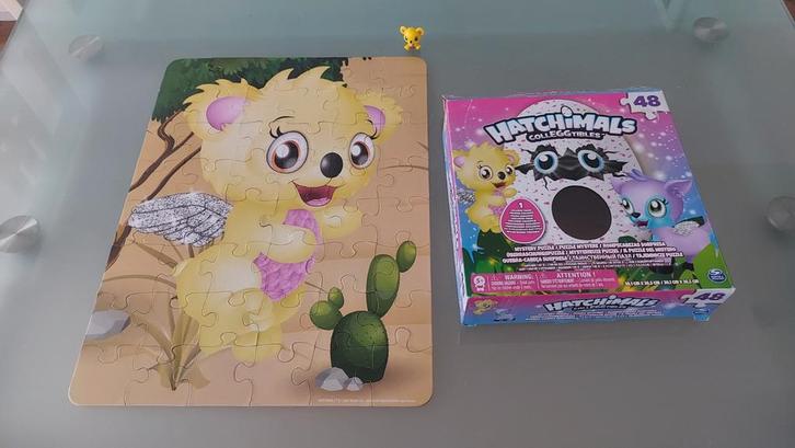 Hatchimals CollEGGTiblesPuzzle with Figurine, Kinderen en Baby's, Speelgoed | Kinderpuzzels, Zo goed als nieuw, Ophalen