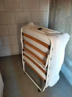 Opklapbed / Logeerbed, Ophalen, Eenpersoons, Wit, 80 cm