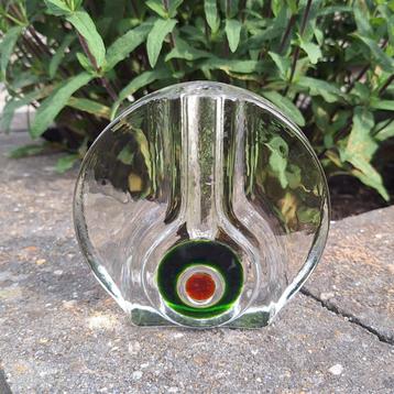 Prachtige Walther glas bullseye solifleur vaas.  beschikbaar voor biedingen