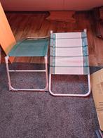 Dukdalf Camping Voetenbankjes/voetensteun - Groen, Ophalen, Gebruikt, Metaal, Inklapbaar