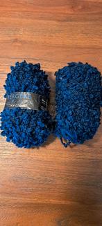 Bergère de France Pop Corn - 2 bollen blauwe wol, Ophalen of Verzenden, Nieuw, Breien of Haken, Wol of Garen