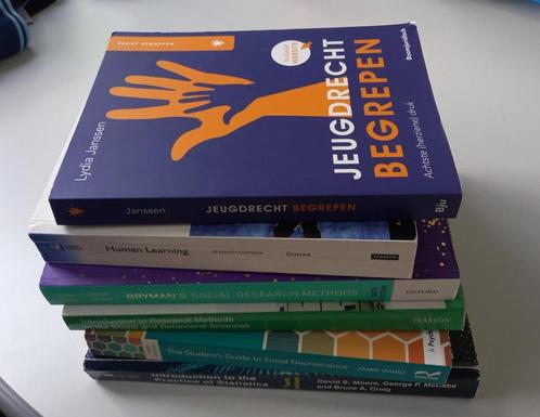 2ejaars boeken Pedagogische Wetenschappen Universiteit Leide, Boeken, Studieboeken en Cursussen, Zo goed als nieuw, WO, Alpha