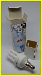 Spaarlamp 7W kleine fitting E14 slim size, Huis en Inrichting, Lampen | Losse lampen, Minder dan 30 watt, E14 (klein), Nieuw, Ophalen of Verzenden