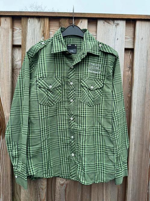 *G-Star Raw* Leuk groen Overhemd mt M, Kleding | Heren, Overhemden, Zo goed als nieuw, Halswijdte 39/40 (M), Groen, Ophalen of Verzenden