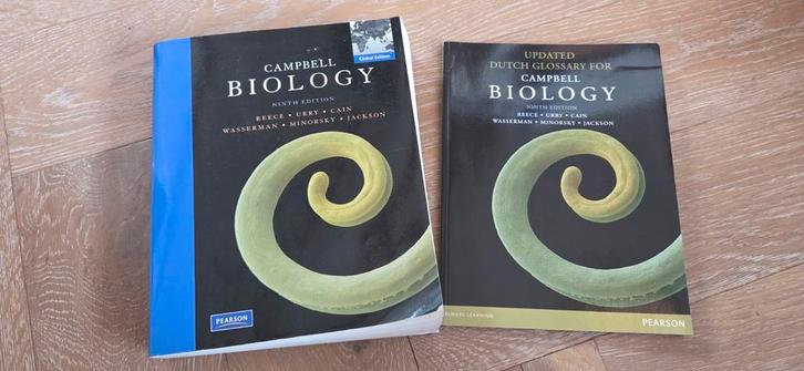 Campbell Biology 9th Edition + Woordenlijst, Boeken, Schoolboeken, Zo goed als nieuw, Biologie, HAVO, Ophalen of Verzenden
