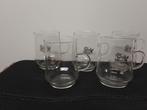 PICKWICK glazen, Schott, logo met gouden koets 5 stuks, Ophalen of Verzenden, Zo goed als nieuw, Overige typen