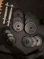 Verstelbare Dumbbells tot 15kg, Ophalen of Verzenden, Gebruikt, Armen, Dumbbell