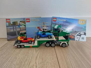 legoset creator racewagen transportvoertuig (31113) beschikbaar voor biedingen