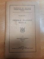General training Manual Canada 1941, Verzamelen, Militaria | Tweede Wereldoorlog, Verzenden, Landmacht, Engeland, Boek of Tijdschrift