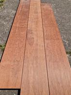 42,5M2 Cumaru Braziliaanse teak vloer #VERNIEUWD#, Gebruikt, Minder dan 25 mm, Eiken, Ophalen of Verzenden