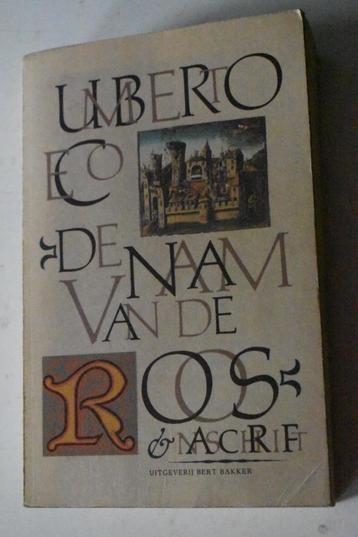 umberto eco 5 boeken beschikbaar voor biedingen