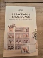 4 Stapelbare Schoenendozen - Primark Home, Huis en Inrichting, Ophalen of Verzenden, Nieuw, Modern