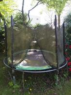 3m diameter trampoline met net en zijdbeschermer, Gebruikt, Ophalen