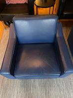 Twee vintage Leolux fauteuils, ontwerp uit de jaren 60., Leolux, Gebruikt, Leer, Ophalen of Verzenden