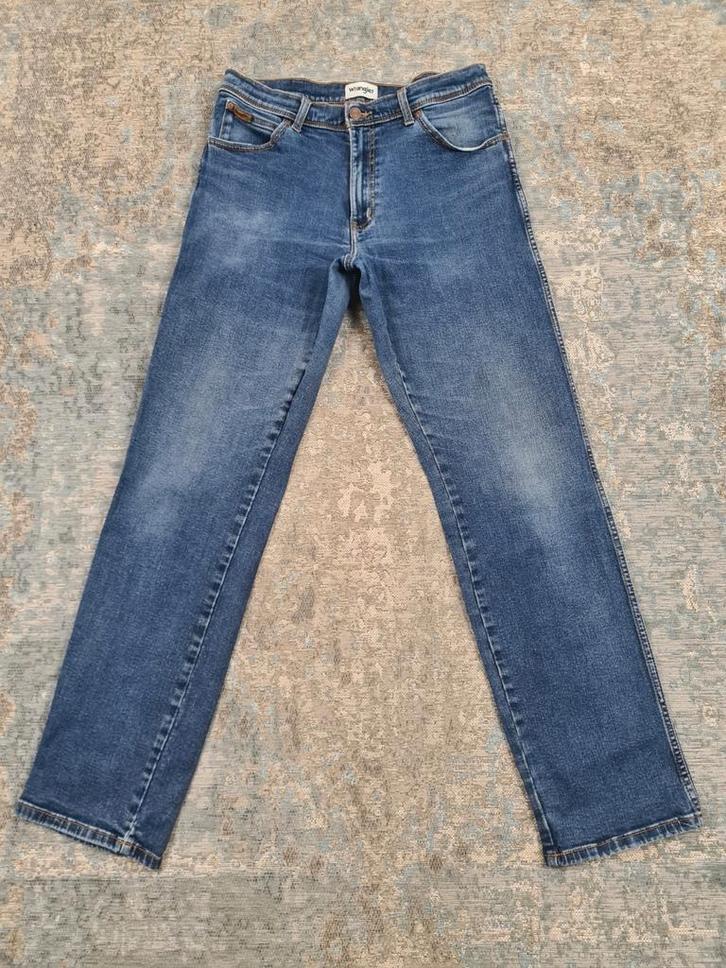 Wrangler TEXAS W33 L32 Straight STRETCH Bronno3332 Blauw, Kleding | Heren, Spijkerbroeken en Jeans, Zo goed als nieuw, W33 - W34 (confectie 48/50)