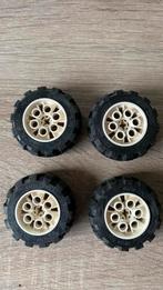 4x Lego technic wielen balloon medium 20x30, Ophalen of Verzenden, Zo goed als nieuw, Losse stenen, Lego