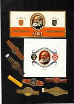 Oud Antwerpen 2 etiket / banden, Ophalen of Verzenden, Gebruikt, Sigarenbandjes