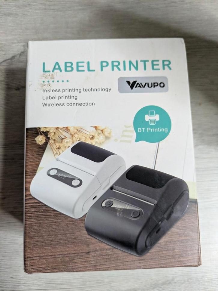 Nieuwe Labelprinter - Compact en Draadloos, Computers en Software, Labelprinters, Nieuw, Etiket, Tape-label, Ophalen of Verzenden