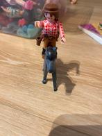 Playmobil Cowboy Meisje op Paard, Ophalen of Verzenden, Gebruikt, Los playmobil