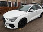 Audi A3 30 Tfsi automaat Mhev S-tronic 2022 Wit, 65 €/maand, Wit, Origineel Nederlands, Bedrijf