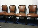4 klassiek noten eetkamer stoelen, Antiek en Kunst, Antiek | Meubels | Stoelen en Banken, Ophalen