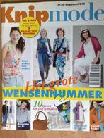 Knipmode augustus 2010 ,o. a. 10 tassen om zelf te maken, Verzenden, Zo goed als nieuw, Vrouw, Knipmode