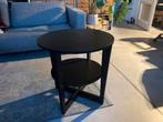 Ronde zwarte Salontafel ikea vejmon, Huis en Inrichting, Tafels | Bijzettafels, Rond, 55 tot 75 cm, Hout, Ophalen